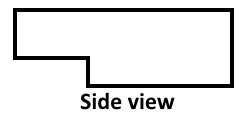 Simple Drill Straight Jig - side view